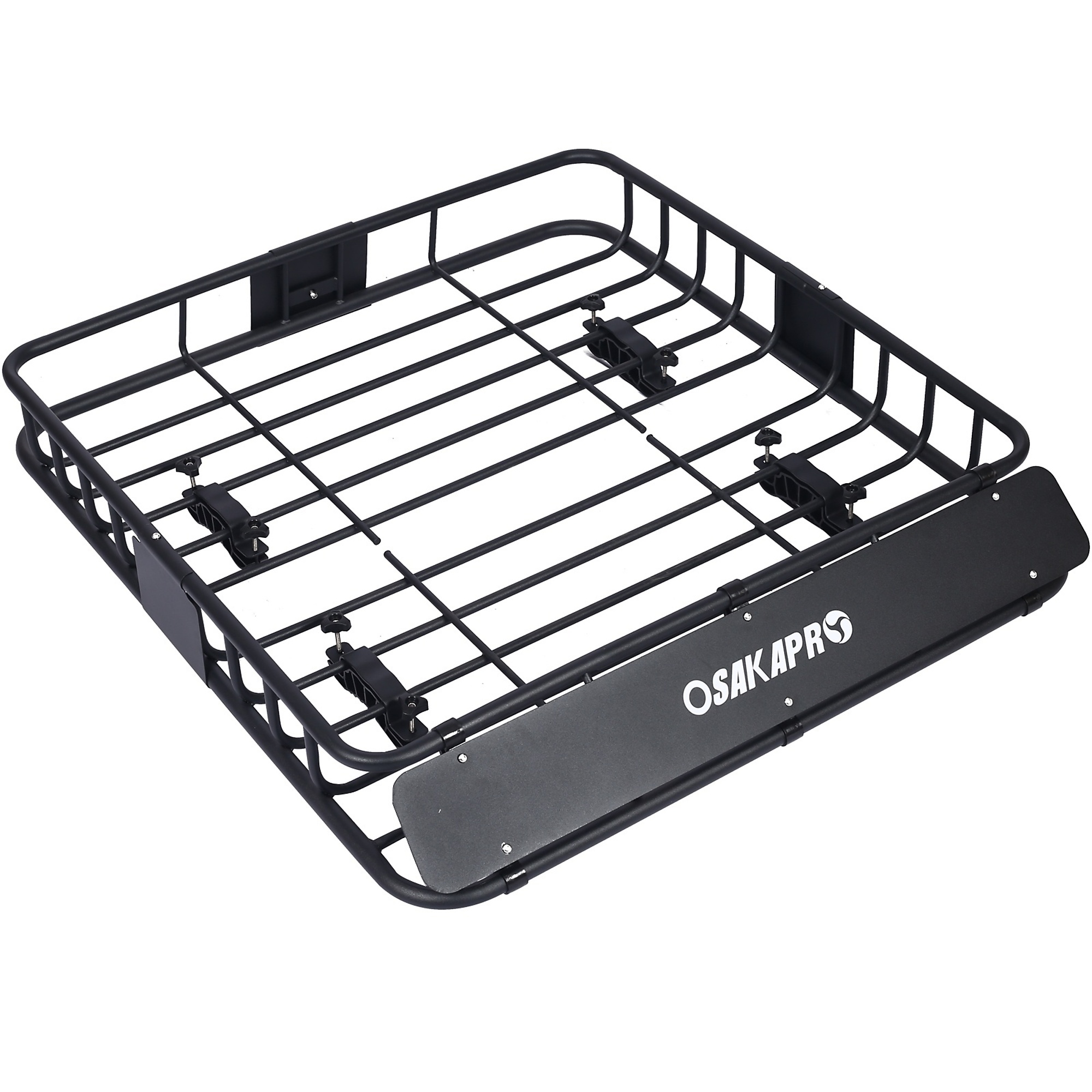 BlackTeck Motoring Roof Rack Cargo Carrier — 43in., 150-Lb. Capacity, Steel Wind Fairing, Model# N2-40102
